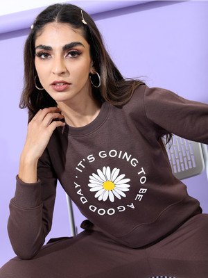 Tokyo Talkies Full Sleeve Printed Women Sweatshirt