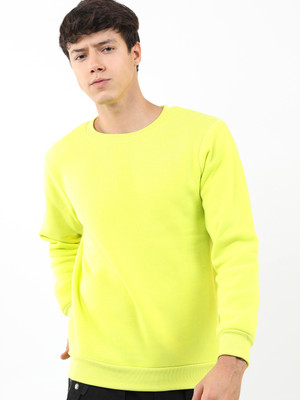 KETCH Full Sleeve Solid Men Reversible Sweatshirt