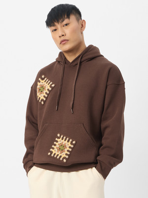 The Souled Store Full Sleeve Self Design Men Sweatshirt