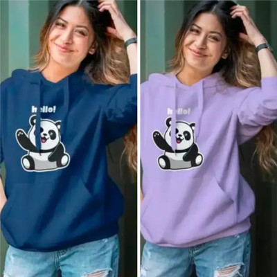 Pwexz Full Sleeve Solid Women Sweatshirt
