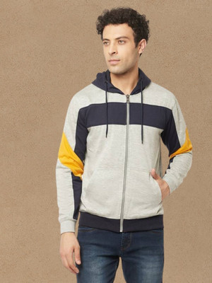 HouseOfCommon Full Sleeve Color Block Men Sweatshirt