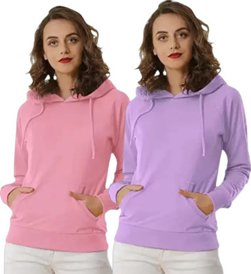 Datalact Full Sleeve Solid Women Sweatshirt