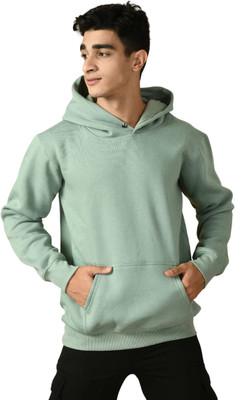 PicPok Full Sleeve Solid Men Sweatshirt