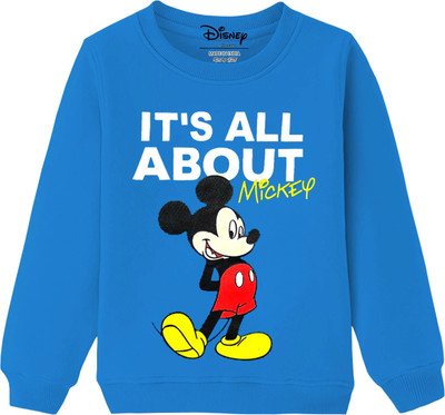 DISNEY BY MISS & CHIEF Full Sleeve Printed Boys Sweatshirt