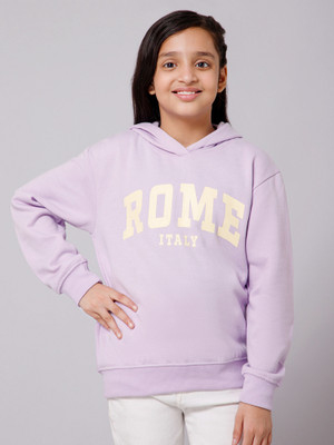 Alan Jones Full Sleeve Printed Girls Sweatshirt