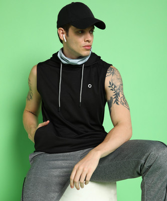 PROWL by TIGER SHROFF Sleeveless Solid Men Sweatshirt