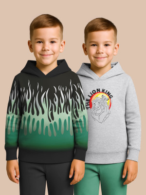 Hellcat Full Sleeve Printed Boys Sweatshirt