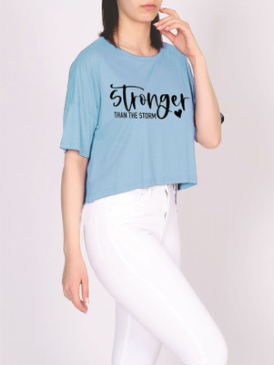 AVSENTERPRISE Half Sleeve Solid Women Sweatshirt