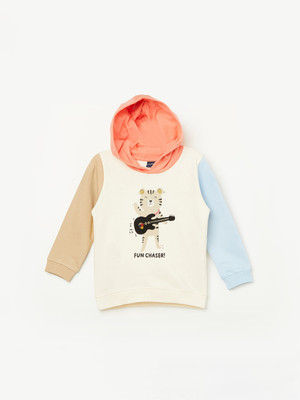 Juniors by Lifestyle Full Sleeve Printed Baby Boys Sweatshirt