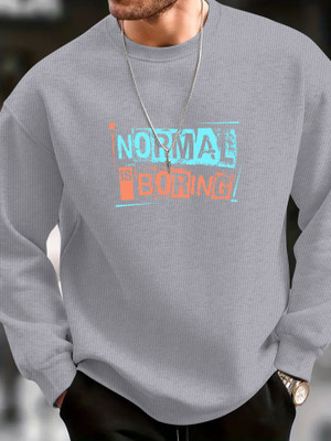 KAJARU Full Sleeve Printed Men Sweatshirt