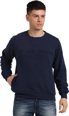 TURTLE Full Sleeve Solid Men Sweatshirt