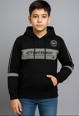 ELITE KNITWEARS Full Sleeve Solid Boys Sweatshirt