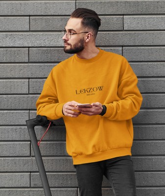 LEKZOW Full Sleeve Printed Men Sweatshirt