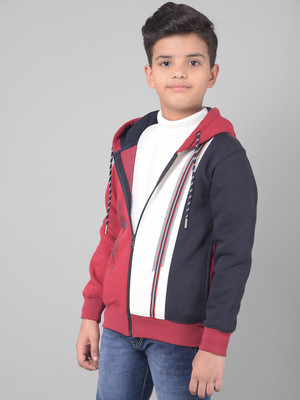 CRIMSOUNE CLUB Full Sleeve Color Block Boys Sweatshirt