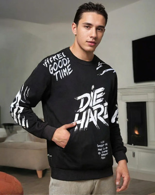 Dagcros Full Sleeve Printed Men Sweatshirt