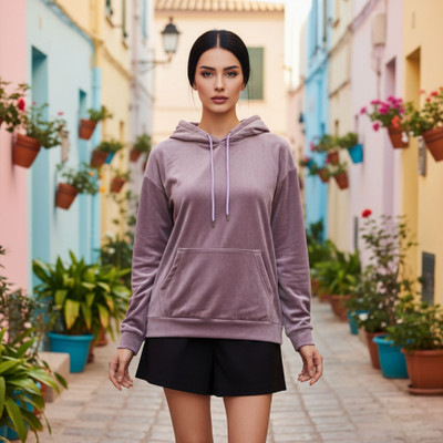 HILFIRE REGION Full Sleeve Solid Women Sweatshirt