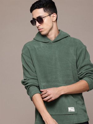 Roadster Full Sleeve Solid Men Sweatshirt