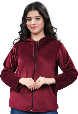 KOLHUA Full Sleeve Solid Women Sweatshirt
