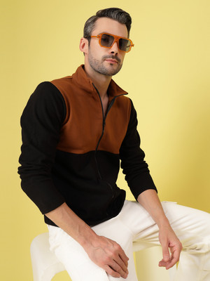 METRONAUT Full Sleeve Color Block Men Sweatshirt