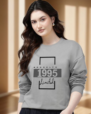 AUSK Full Sleeve Printed Women Sweatshirt