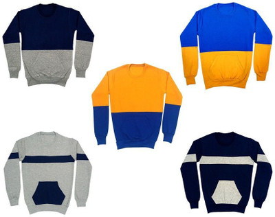 AE Trends Full Sleeve Solid Boys Sweatshirt