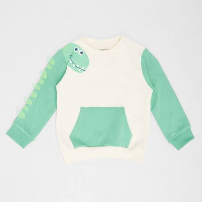 Pantaloons Baby Full Sleeve Solid Baby Boys Sweatshirt