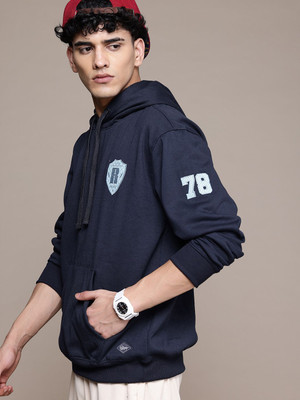 Roadster Full Sleeve Solid Men Sweatshirt
