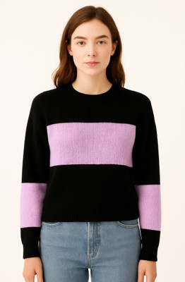 MYMUNI Full Sleeve Self Design Women Sweatshirt