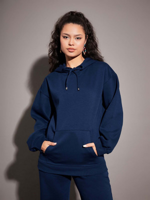 Bokaro Full Sleeve Solid Women Sweatshirt