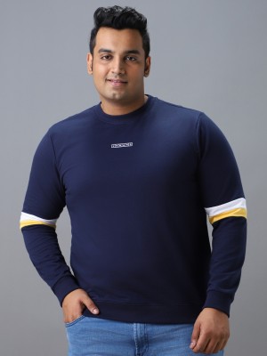 Urbano Plus Full Sleeve Solid Men Sweatshirt