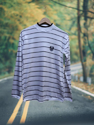 TIKI TEES FAB Full Sleeve Striped Men Sweatshirt