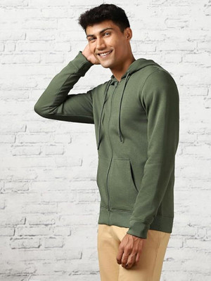 NOBERO Full Sleeve Solid Men Sweatshirt