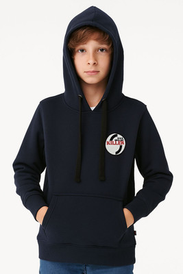 KILLER Full Sleeve Solid Boys & Girls Sweatshirt