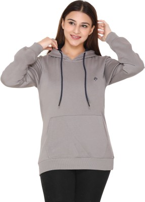 plush Full Sleeve Solid Women Sweatshirt