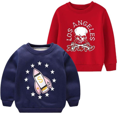toystshirt Full Sleeve Printed Baby Boys & Baby Girls Sweatshirt