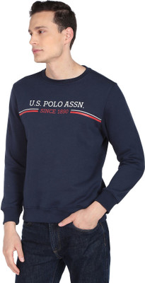 U.S. POLO ASSN. Full Sleeve Printed Men Sweatshirt