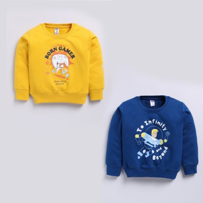 NOTTIE PLANET Full Sleeve Printed Boys Sweatshirt