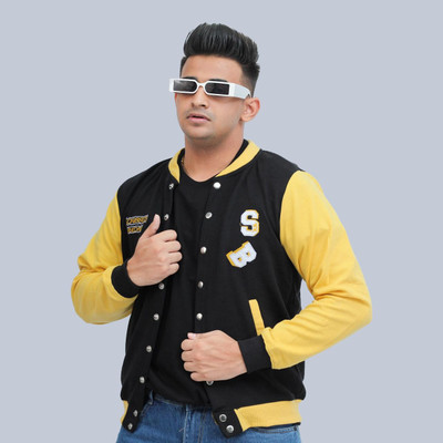 Farbmode Full Sleeve Solid Men Jacket