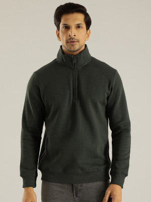 INDIAN TERRAIN Full Sleeve Solid Men Sweatshirt