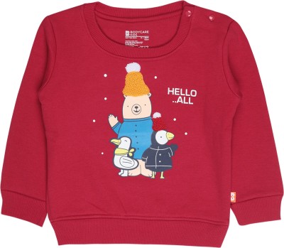BodyCare Full Sleeve Graphic Print Baby Boys Sweatshirt