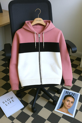 Try This Full Sleeve Color Block Men Sweatshirt