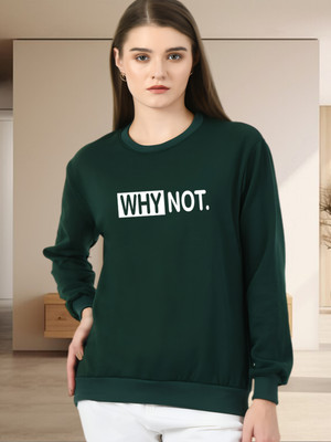 METRONAUT Full Sleeve Printed Women Sweatshirt