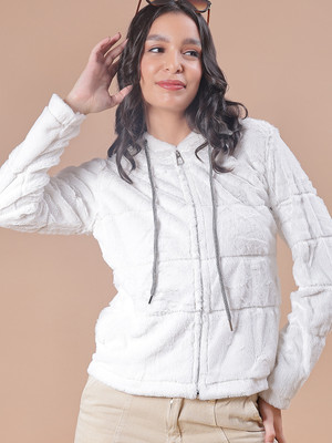 V-MART Full Sleeve Self Design Women Sweatshirt