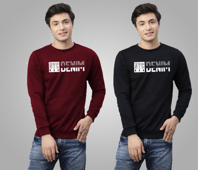 Reya Full Sleeve Printed Men Sweatshirt