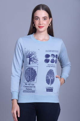 DG Divine GirL Full Sleeve Printed Women Sweatshirt