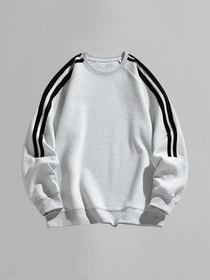 The Modern Soul Full Sleeve Striped Men Sweatshirt