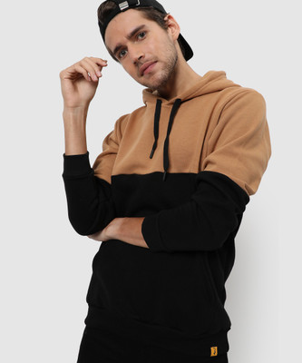 CAMPUS SUTRA Full Sleeve Color Block Men Sweatshirt