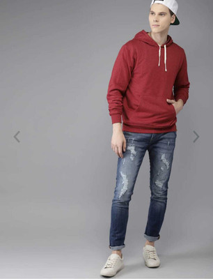 MIMID Full Sleeve Solid Men Sweatshirt