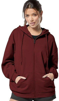 FARICON Full Sleeve Solid Women Sweatshirt