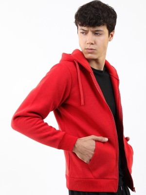 PicPok Full Sleeve Solid Men Sweatshirt